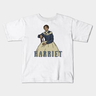 Harriet Tubman Portrait Kids T-Shirt